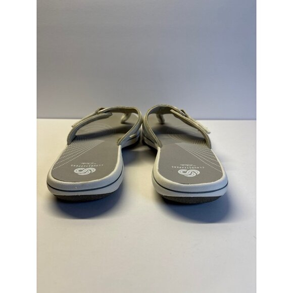 Clark’s Cloudstepper White Flip Flops (size 9)‎ - Picture 4 of 12